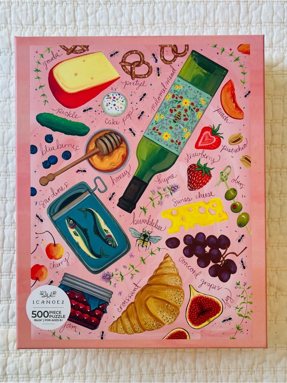1Canoe2 Charcuterie Food 500 piece Jigsaw Puzzle